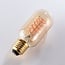 Ampoule tube LED E27 dimmable Ø45 mm en verre ambré 4 W 1800 K