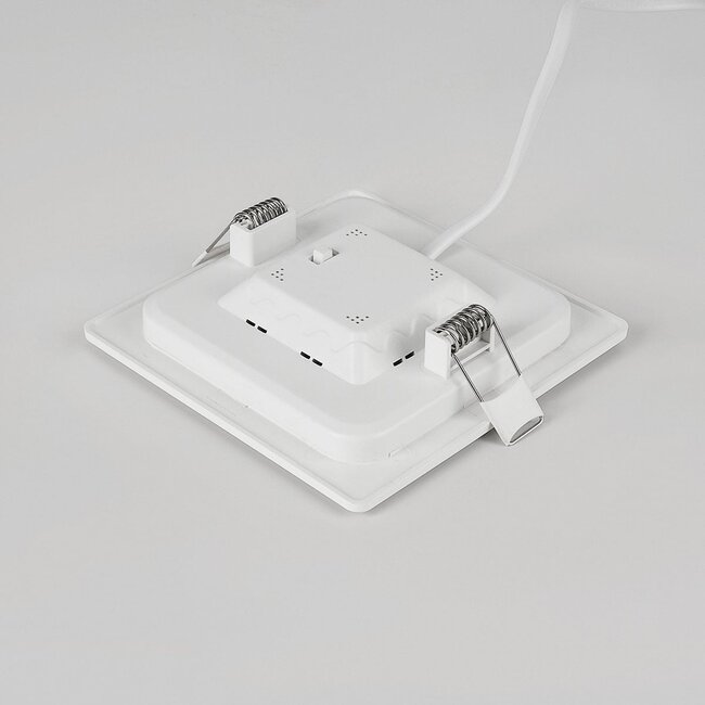 Spot encastrable LED carré 6W à température de couleur réglable - 120 x 120 mm