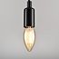 Ampoule flamme LED E14 à filament dimmable Ø35 mm en verre ambré 4,5 W 2200 K