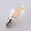 E14 ampoule à filament LED dimmable à 3 étapes Ø45 avec verre clair 4,5W 2700K