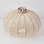 Plafonnier Ecruva avec abat-jour en tissu beige clair