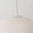 Suspension 5 lumières Wabi Sabi Klori blanc effet pierre