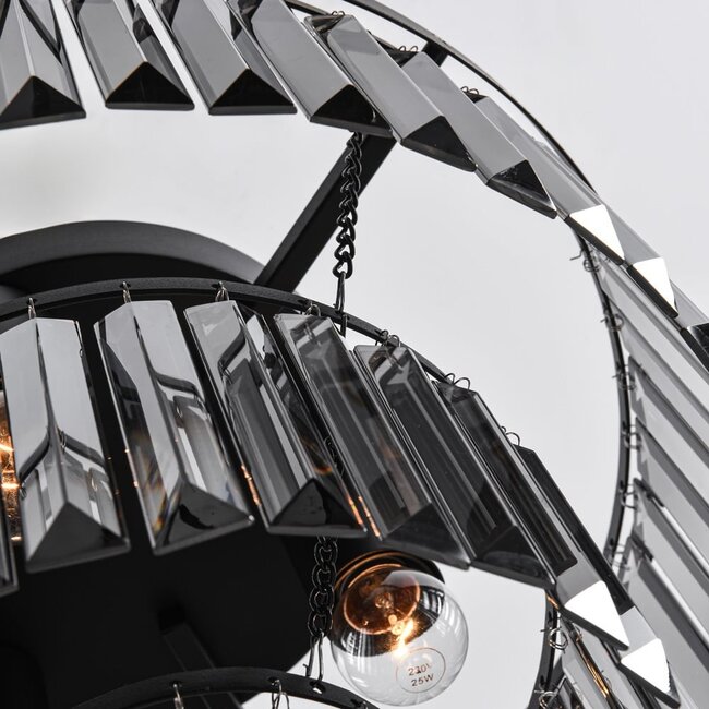 Plafonnier noir de luxe - Royce