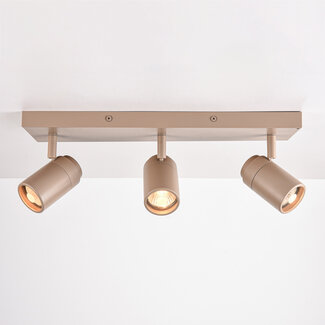 Spot de plafond Tivo avec 3 spots orientables - beige sable