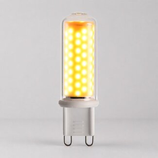 Spot LED G9 dimmable, verre clair, 2700K, 2,2W