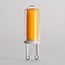 Spot LED G9 3 niveaux, verre transparent 4,2 watts