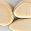 Plafonnier Elipsie avec LED dimmable à 3 étapes et effet pierre - beige