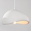 Lampe suspendue Wabi Sabi à 3 lumières Shibui avec effet pierre blanche - 3 x 30 cm