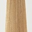 Lampadaire Papira naturel avec abat-jour en lin