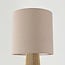 Lampadaire Papira naturel avec abat-jour en lin