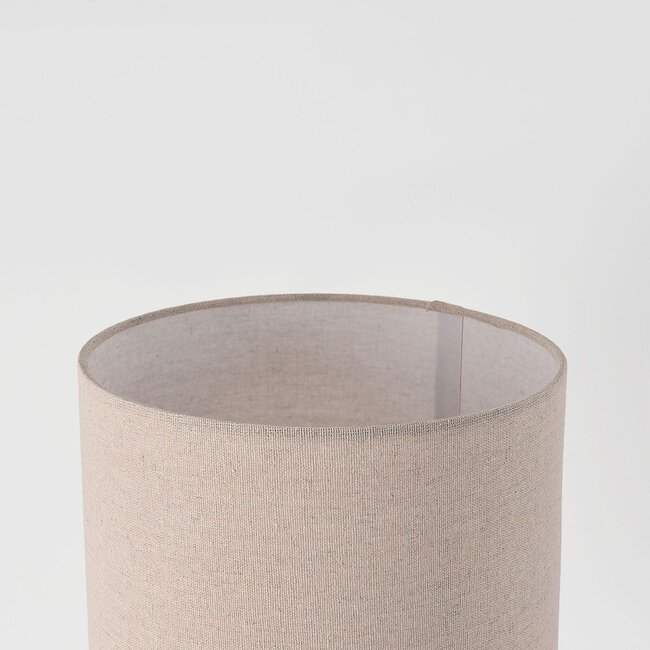 Lampe de table Ranpu naturelle avec abat-jour en lin