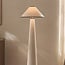 Lampadaire Violetta en lin - blanc