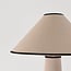 Lampadaire Violetta en lin - blanc