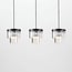 Suspension à 3 lumières avec cristaux de verre - Kristi