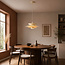 Suspension Alvra en beige brillant