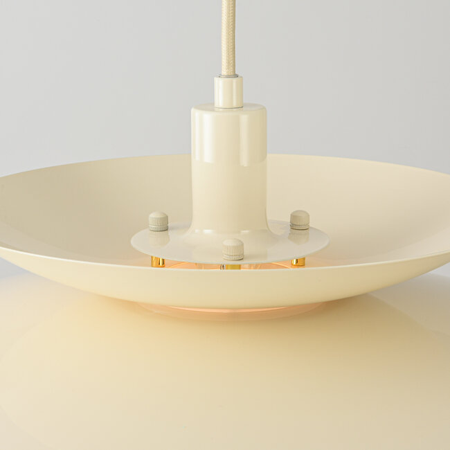 Suspension Alvra en beige brillant