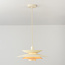 Suspension Alvra en beige brillant