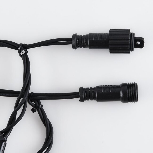 Guirlandes stalactite connectables | à partir de 3 mètres | 114 LEDs | blanc chaud | caoutchouc