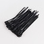Kit de serre-câbles noire avec œillet de fixation pour Guirlande guinguettes et guirlandes lumineuses 100 x 15 cm