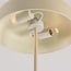 Lampadaire Arlie avec pied aspect travertin - beige