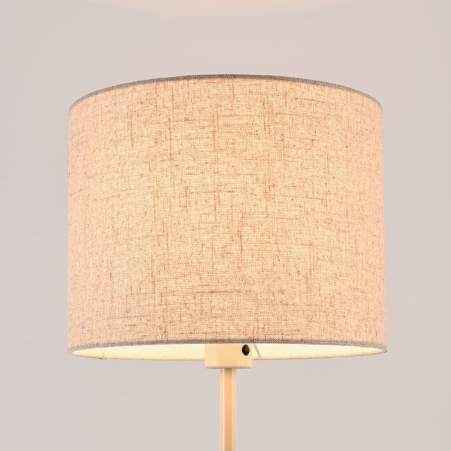 Lampadaire Savanna avec liseuse réglable - beige