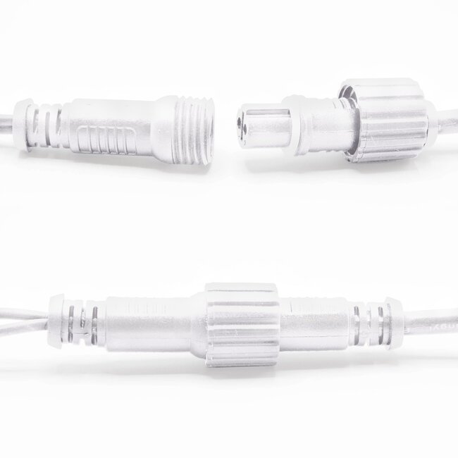 Rideau lumineux reliable blanc | à partir de 2 mètres | 300 LEDs | 2200K extra blanc chaud | caoutchouc