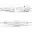 Rideau lumineux raccordable blanc | 2 m | 300 LED | 2200K | caoutchouc