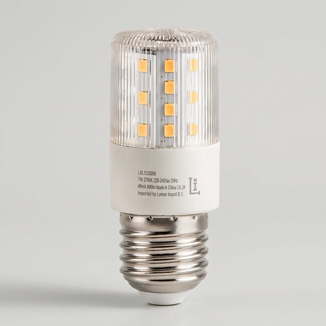 Ampoule LED E27 compacte 7W, 2700K - dimmable