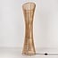 Lampadaire Floris en bambou tressé - naturel