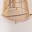Lampadaire Floris en bambou tressé - naturel