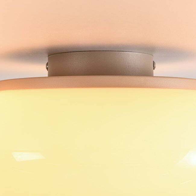 Plafonnier Rosalie avec verre beige