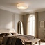 Plafonnier Paulina avec abat-jour en velours côtelé - beige