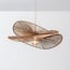 Suspension Janah avec abat-jours en papier tressés à la main - beige