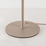 Lampe de table Mirjam avec abat-jour plissé en lin - beige