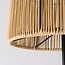 Lampe solaire sur pied Elyra aspect rotin à LED intégrée