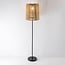 Lampe solaire sur pied Elyra aspect rotin à LED intégrée