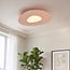 Plafonnier Felora en beige chaud avec forme organique
