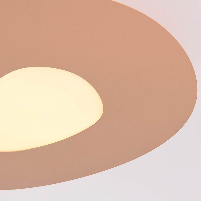 Plafonnier Felora en beige chaud avec forme organique
