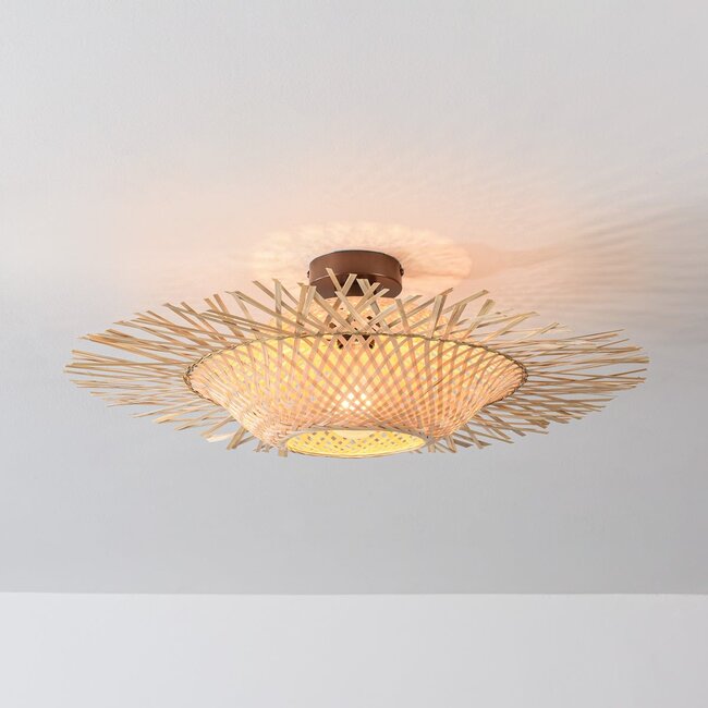 Plafonnier Shirley en bambou - naturel
