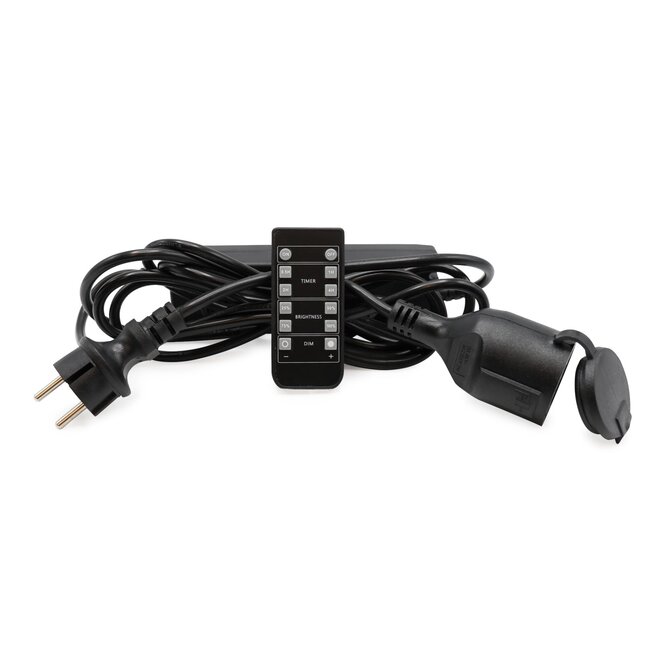 Kit guirlande guinguette avec ampoules LED spirale de 3 watts Ø60, option dimmable
