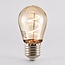 Kit guirlande guinguette avec ampoules LED spirale de 3 watts Ø45, option dimmable
