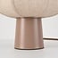 Lampe de table Myrna avec abat-jour en lin - taupe