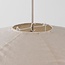 Suspension Siara avec abat-jour en lin - naturel- Ø60