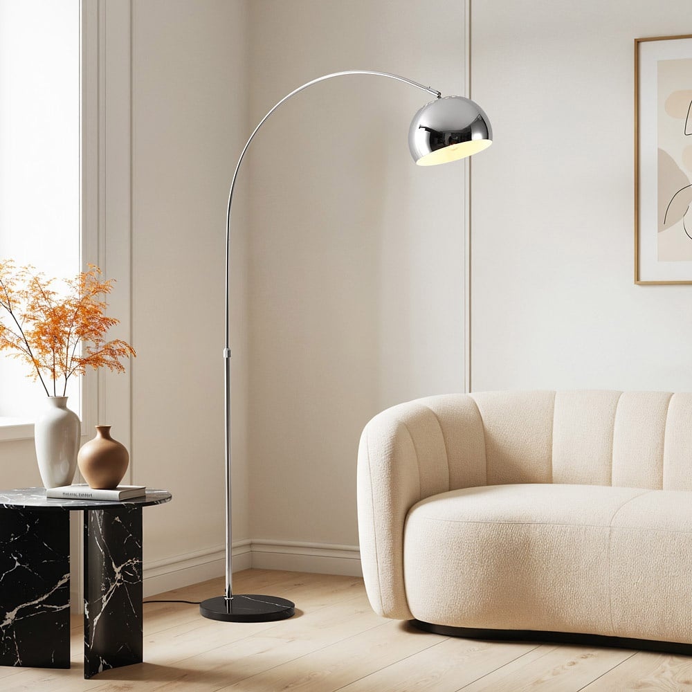 Lampadaires en arc d'intérieur