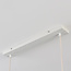 Suspension Hirom à 2 lumières - beige et abat-jour en lin