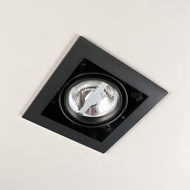 AR111 spot encastrable réglable Carter - noir