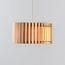 Suspension Vyra avec abat-jour en bois - naturel