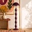 Lampadaire design Mura burgundy (rouge foncé) en métal