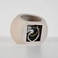 Applique murale Wabi Sabi Bolia en ciment - blanc