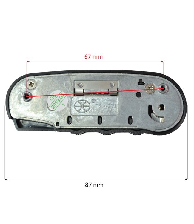 R-Way Universeel TSA Cijferslot voor Koffers met Rits